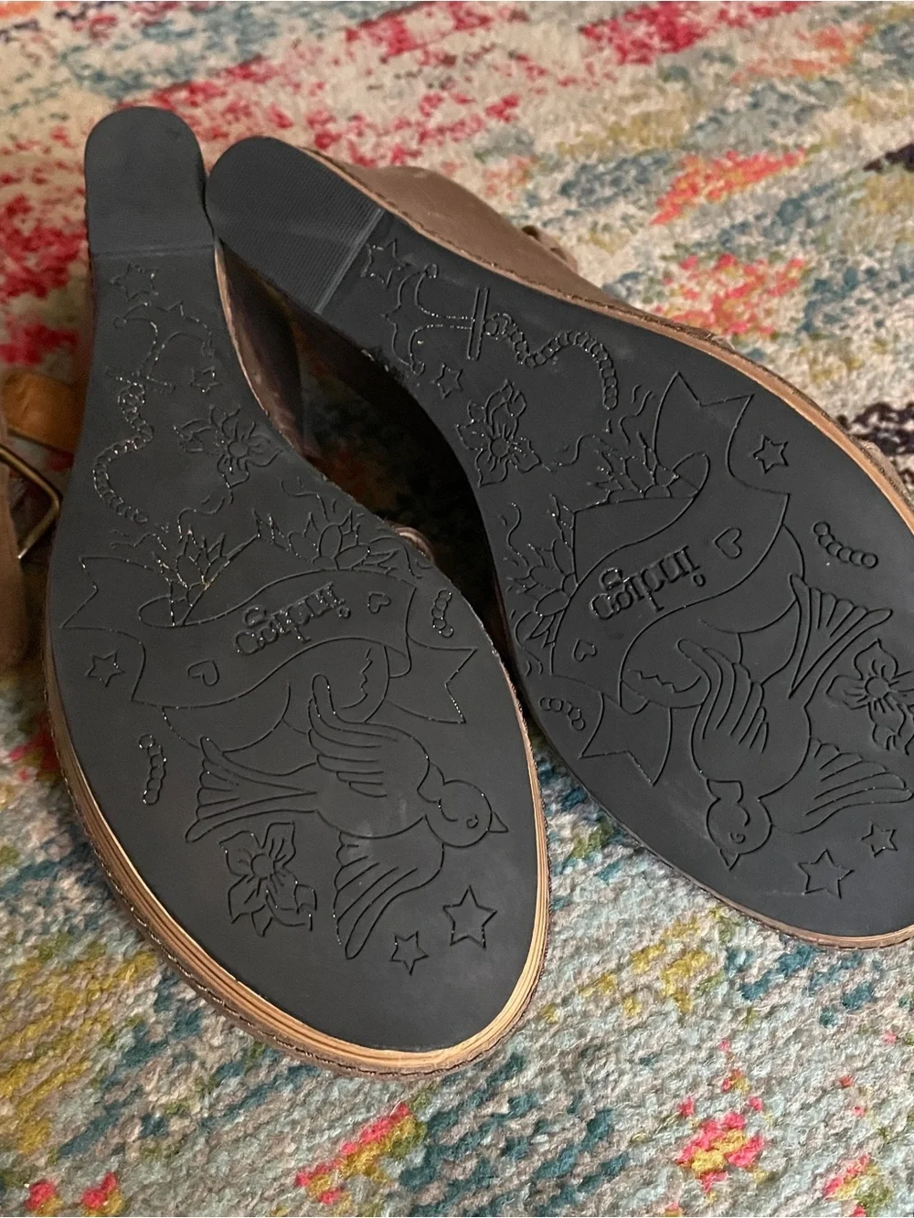 Indigo Women's Taupe Strappy Comfort Sandals